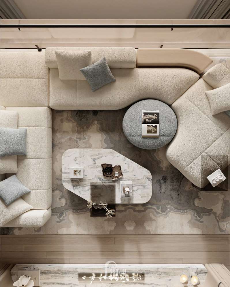Thiết kế nội thất phong cách Contemporary với hình khối tối giản và đường nét tinh gọn